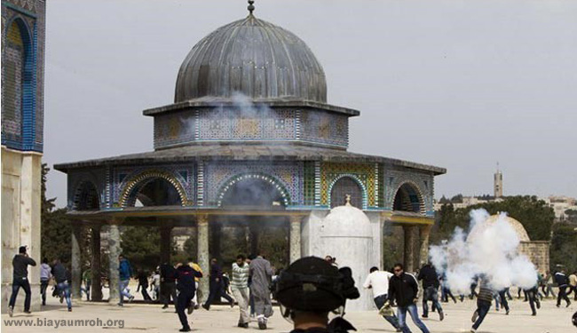 israel menyerang masjid al-aqsa