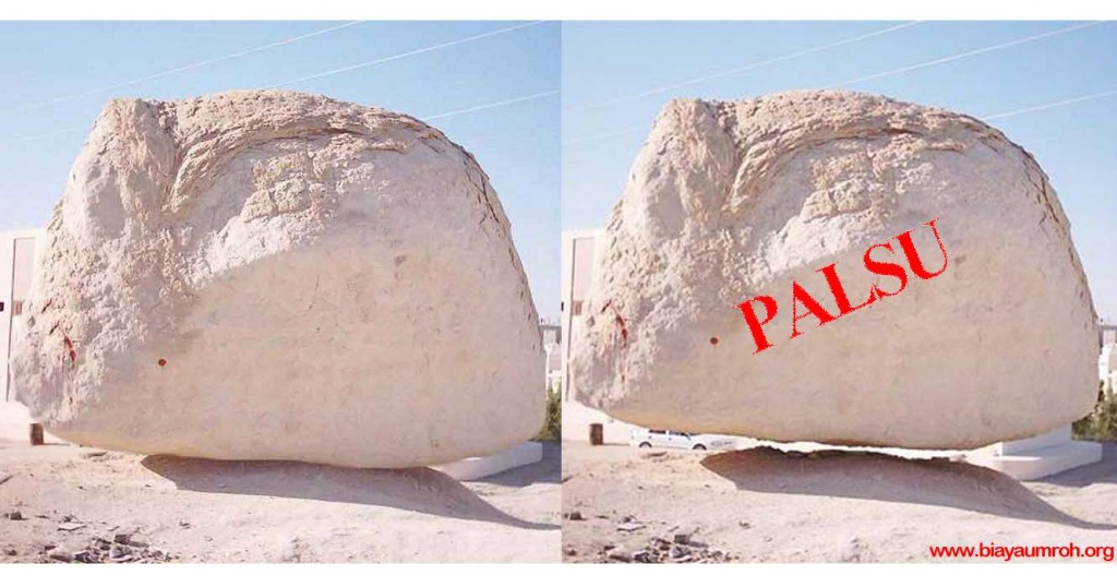 batu melayang masjidil aqsha