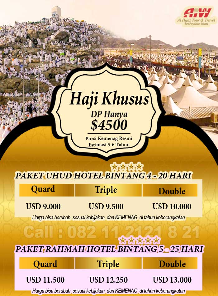 paket haji khusus alhijaz